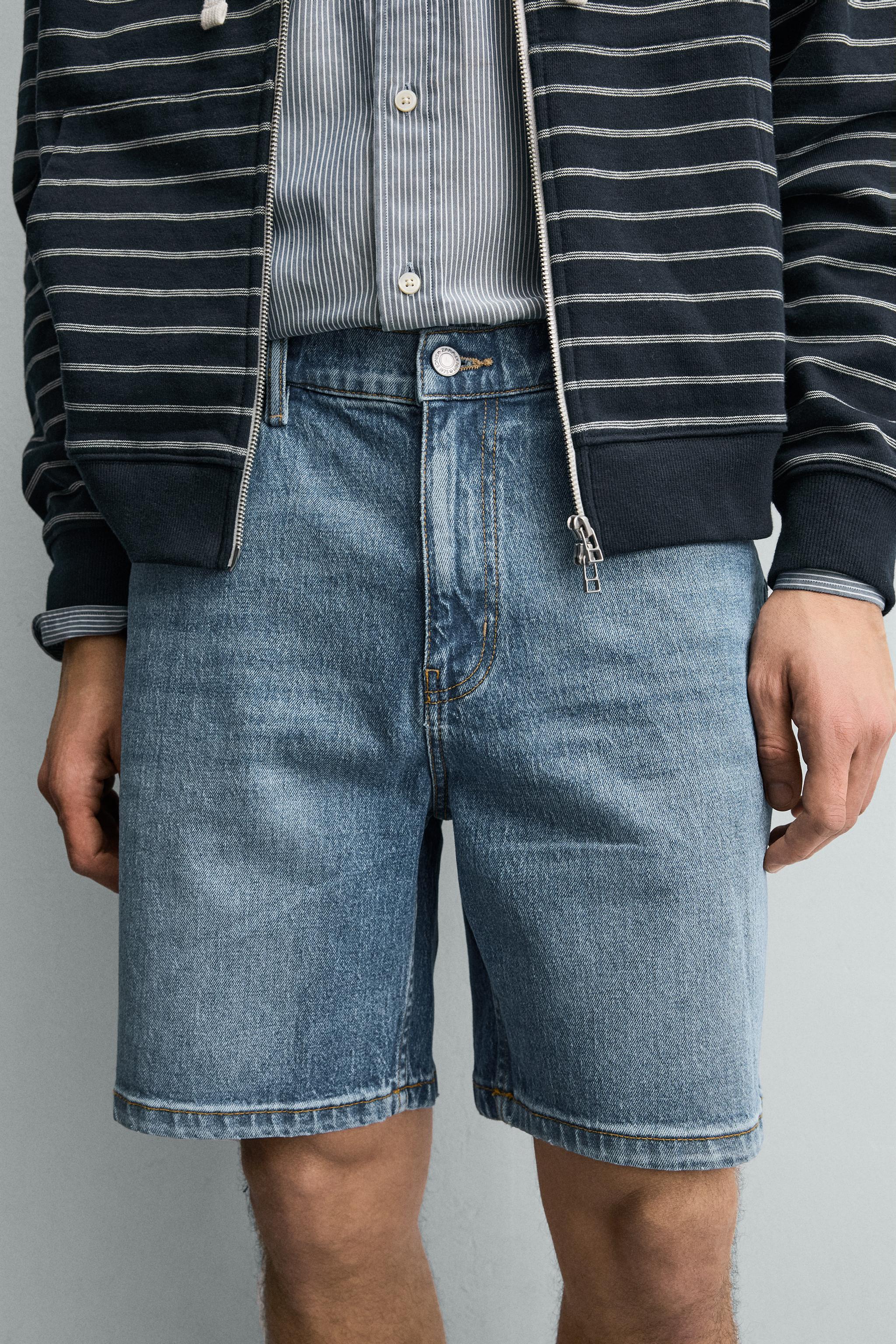 BERMUDA EN JEAN REGULAR FIT